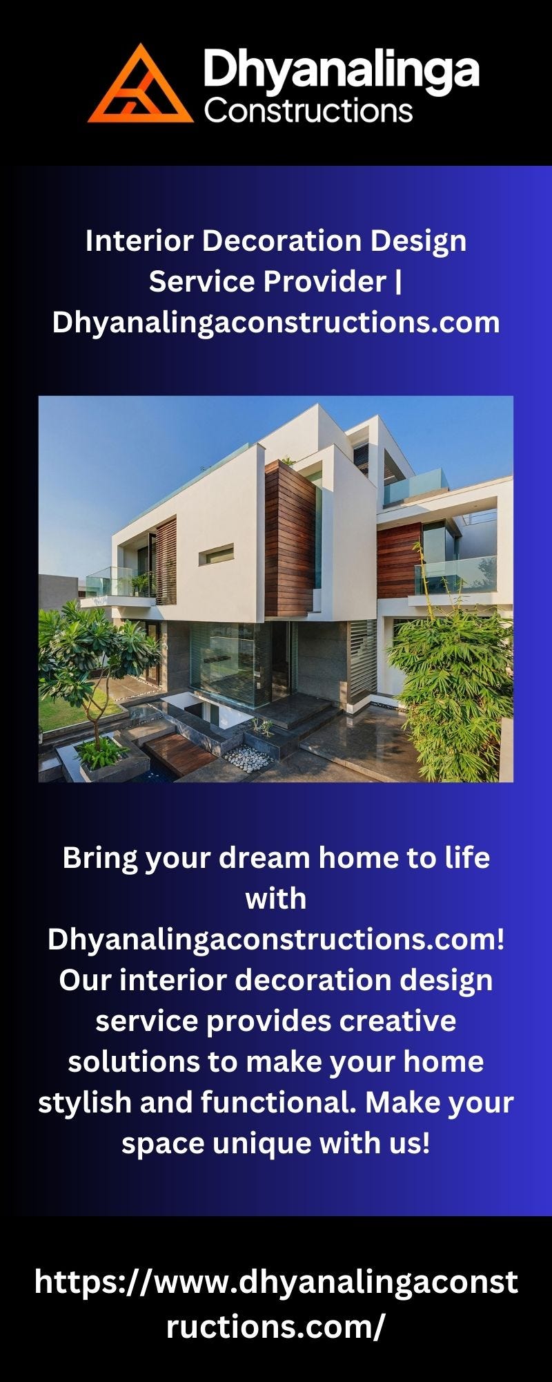 Interior Decoration Design Service Provider | Dhyanalingaconstructions.com ...