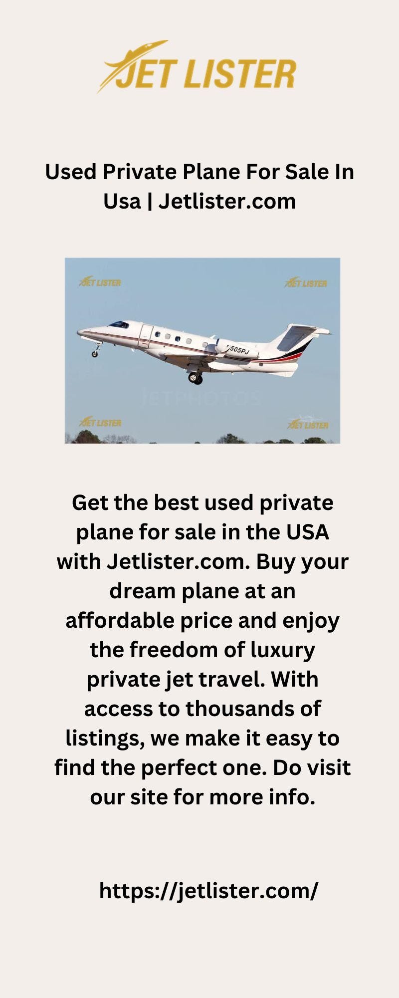 Used Private Plane For Sale In Usa jetlister Medium
