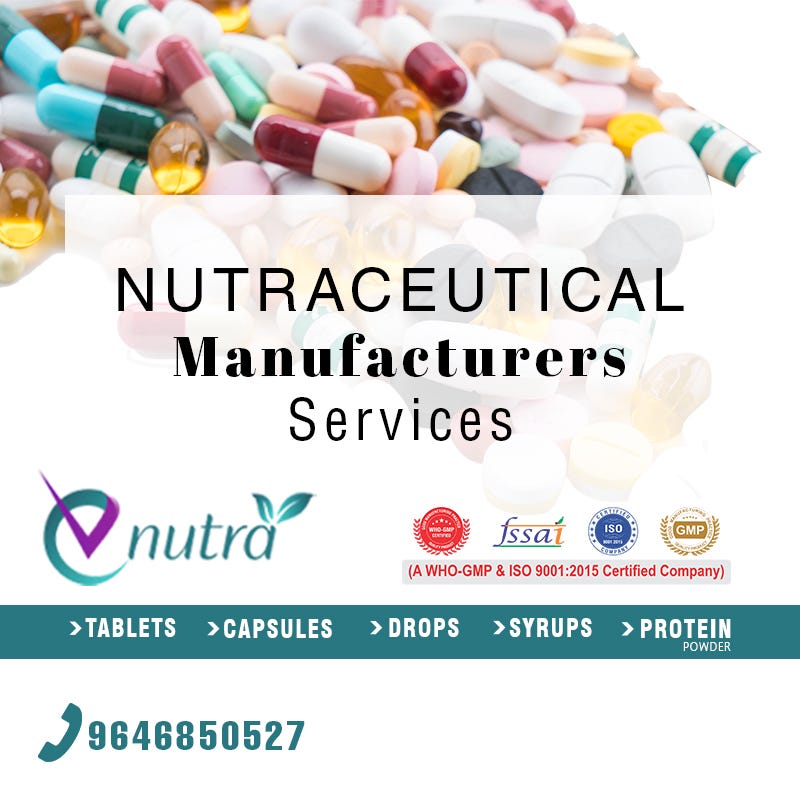Top nutraceutical products manufactured in India by Venutra Nutraceutical Manufacturers