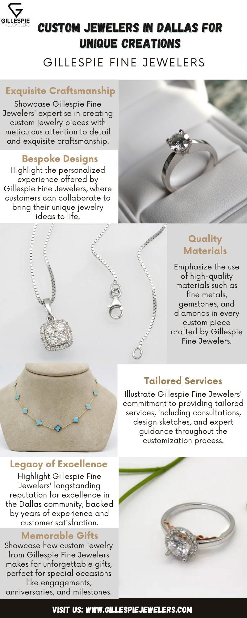 Custom Jewelers in Dallas for Unique Creations Gillespie Fine