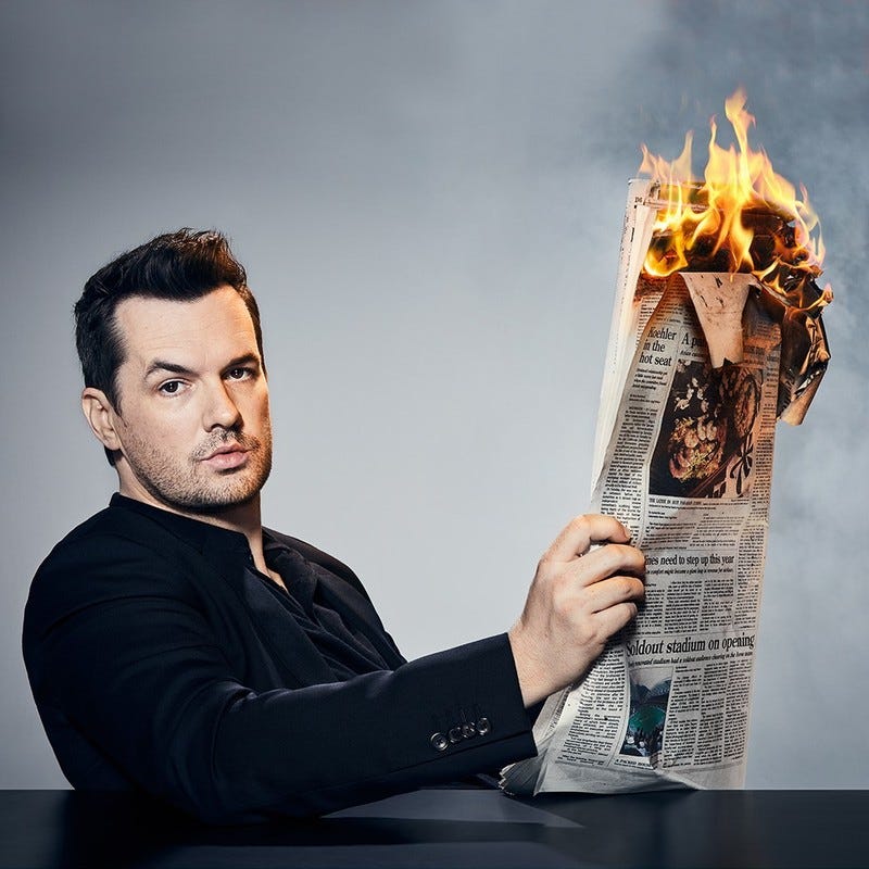 Comedian Jim Jefferies: Gun control, religion, and fighting for the right  to say 'c**t'. | by Matthew Hall | Medium