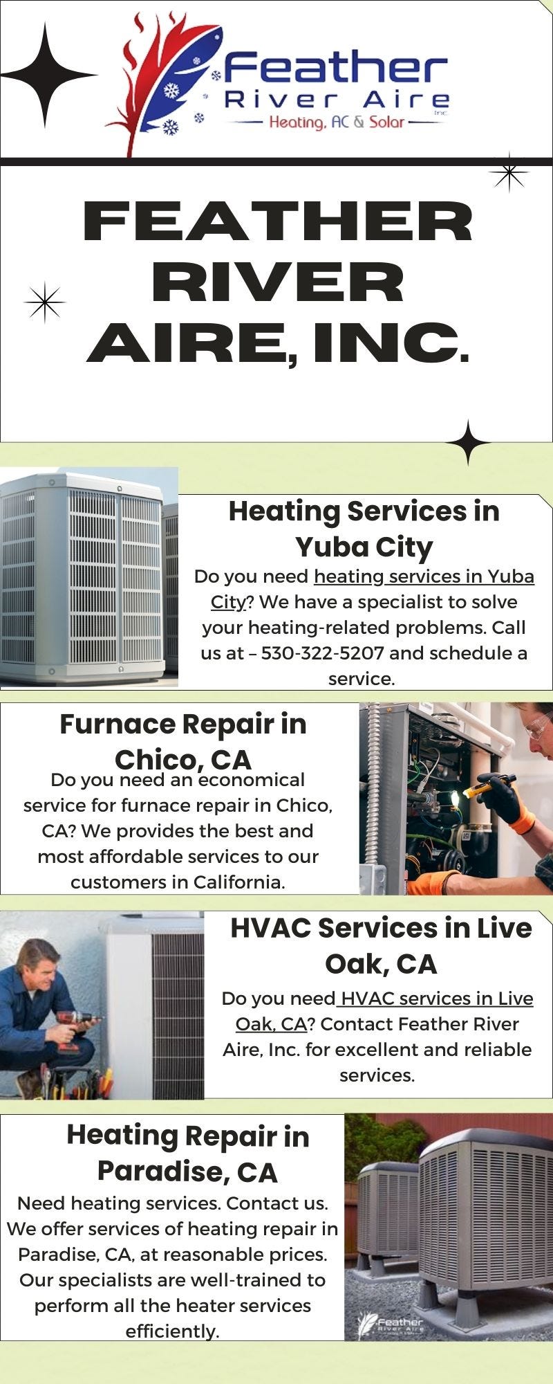 Heating Replacement in Oroville, CA Featherriveraire Medium