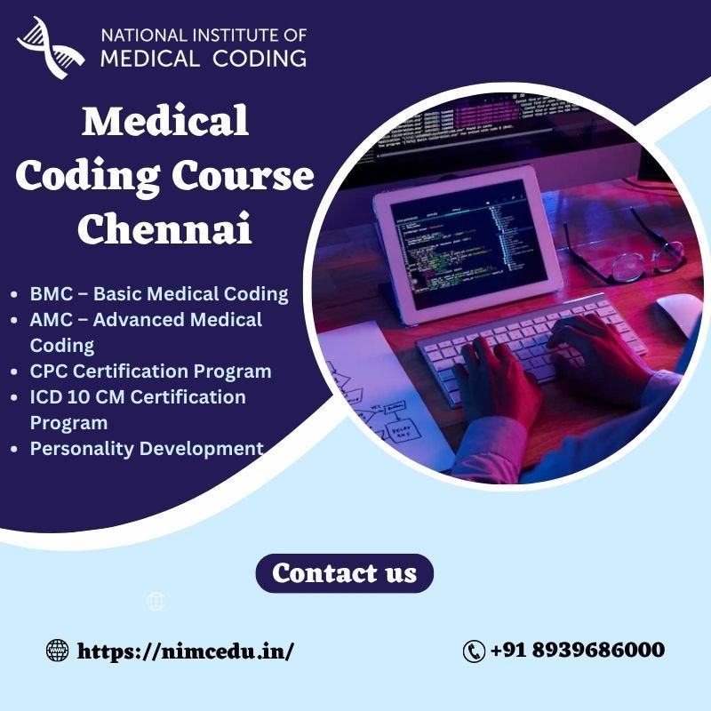 Medical Coding Course Medical Coding Course Chennai nimcedu Medium