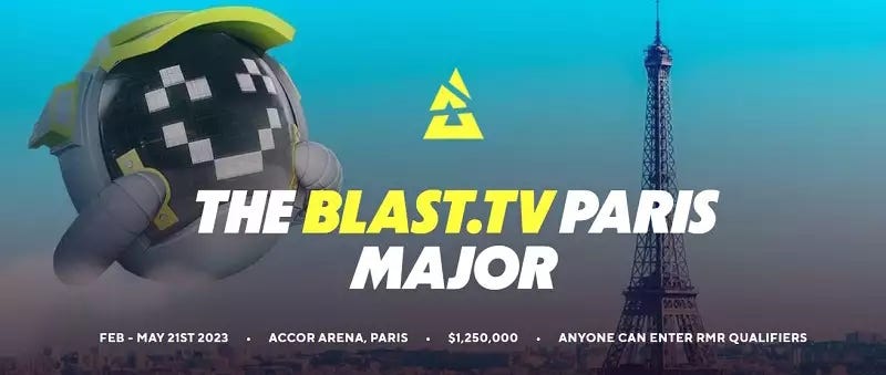 Major CS:GO 2023 Final at the Accor Arena: ticketing opens 