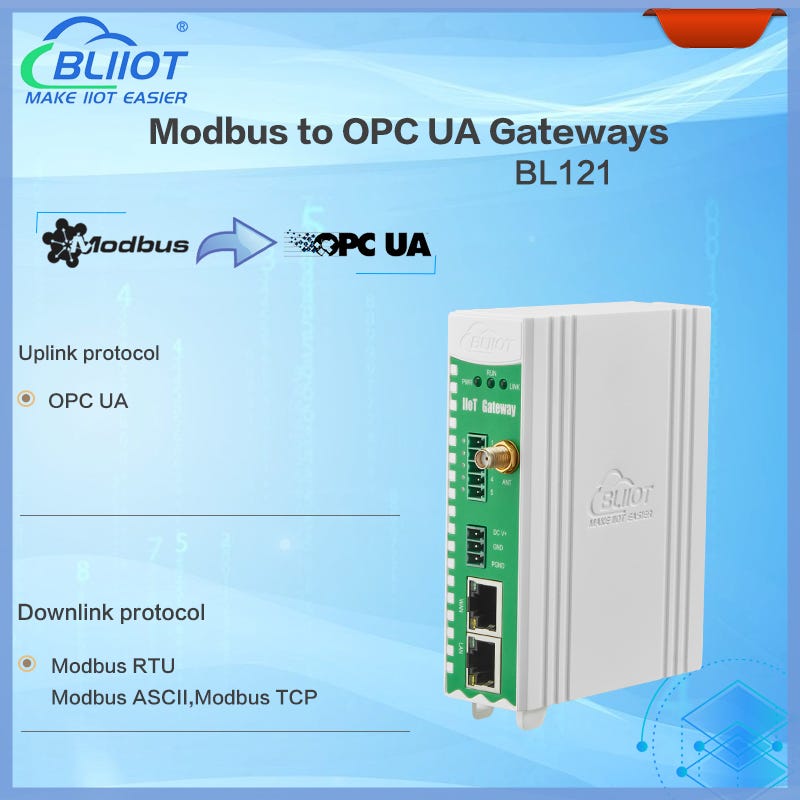 BL121 Modbus to OPC UA Conversion in Industrial 4.0 | by Luvia | Apr ...