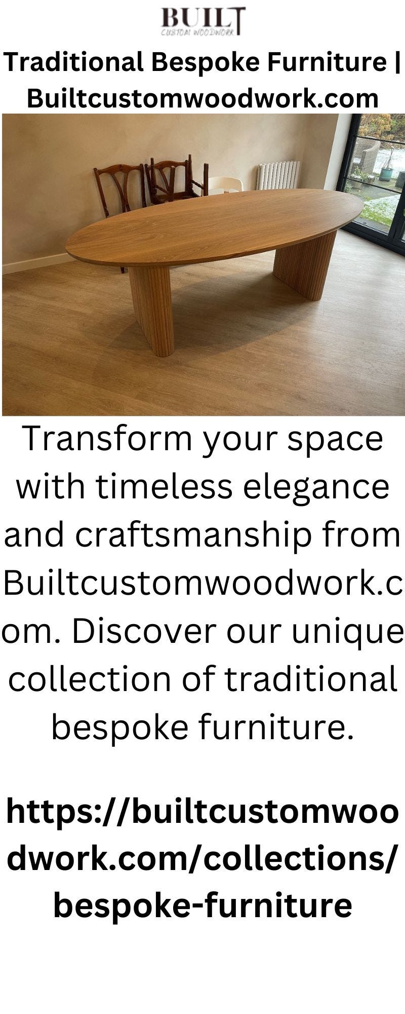Traditional Bespoke Furniture | Builtcustomwoodwork.com ...