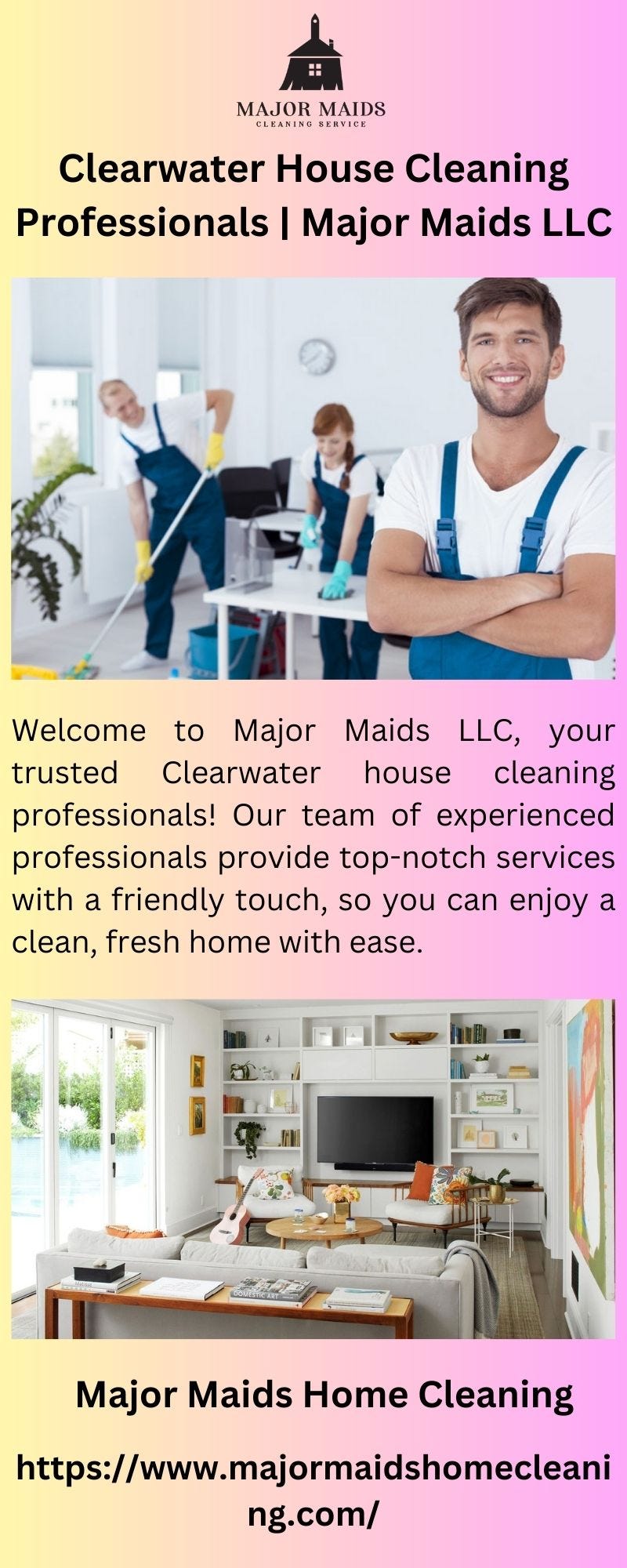 Clearwater House Cleaning Professionals | Major Maids LLC - majormaidshome  cleaning - Medium