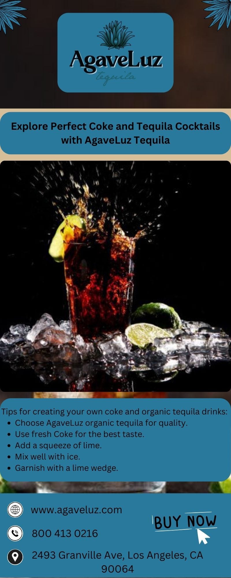 Discover The Perfect Coke And Tequila Cocktails With AgaveLuz Tequila