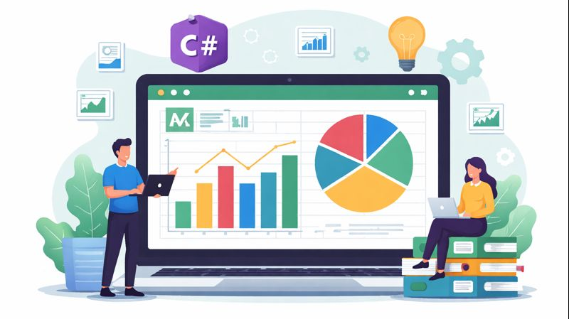 Automate Excel Charts in C#: Column, Line, Pie