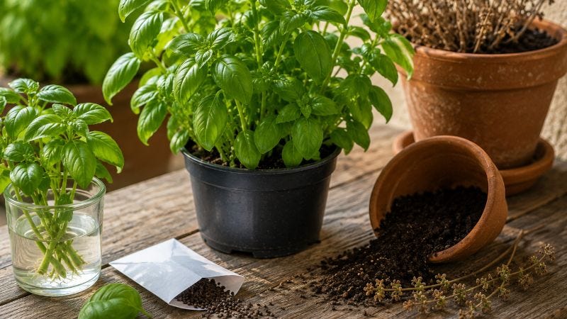 Il basilico muore ogni anno: è normale o stai sbagliando qualcosa?