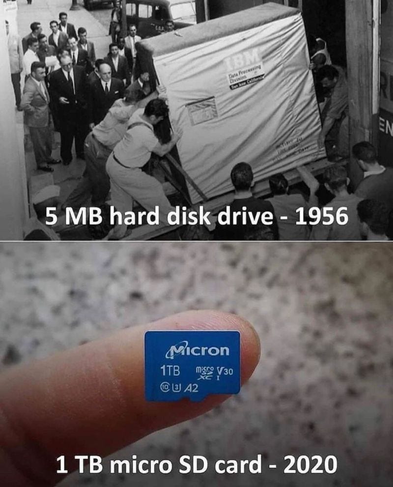 In 1956, 5 megabytes (5MB) of data weighed a ton - Ibrahim Yusuf - Medium