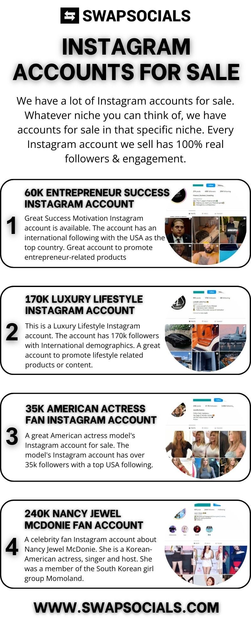 Instagram Accounts for Sale SwapSocials Medium