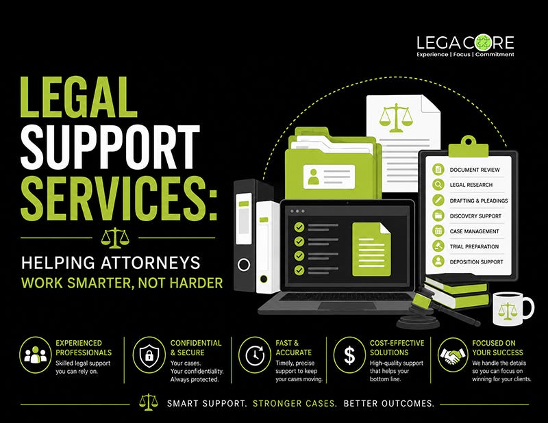 Legal Support Services: Helping Attorneys Work Smarter, Not Harder