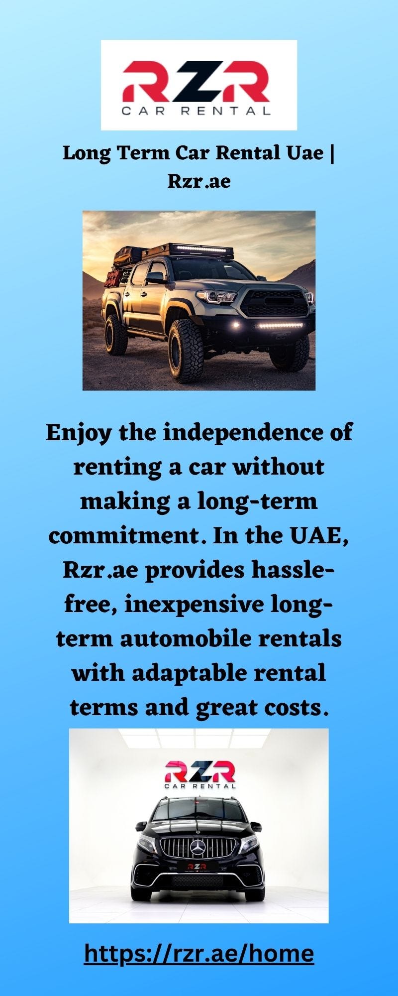 Long Term Car Rental Uae | Rzr.ae - RZR - Medium