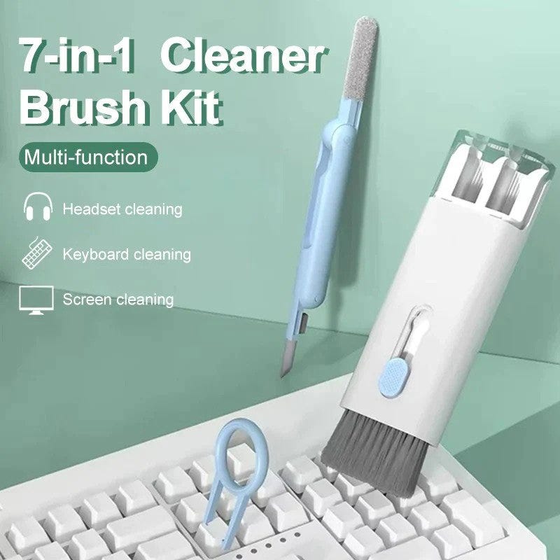 Your Gadget's Best Friend: The 7-in-1 Electronics Multipurpose Cleaning  Brush Set, by Aabyme