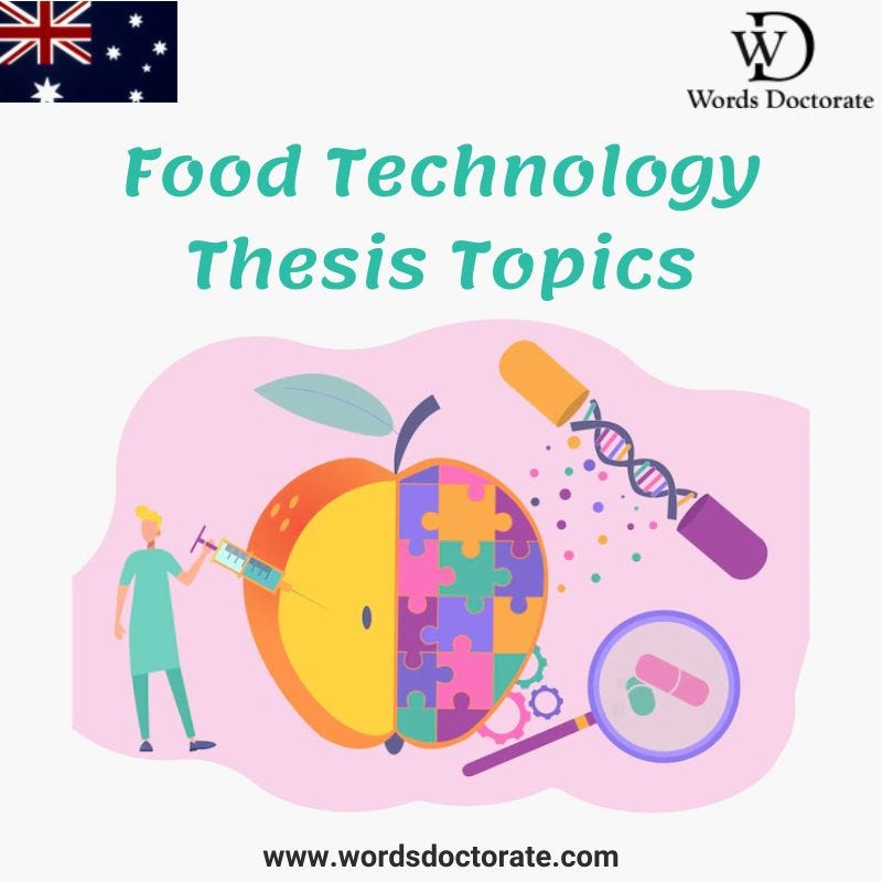 food technology thesis topics