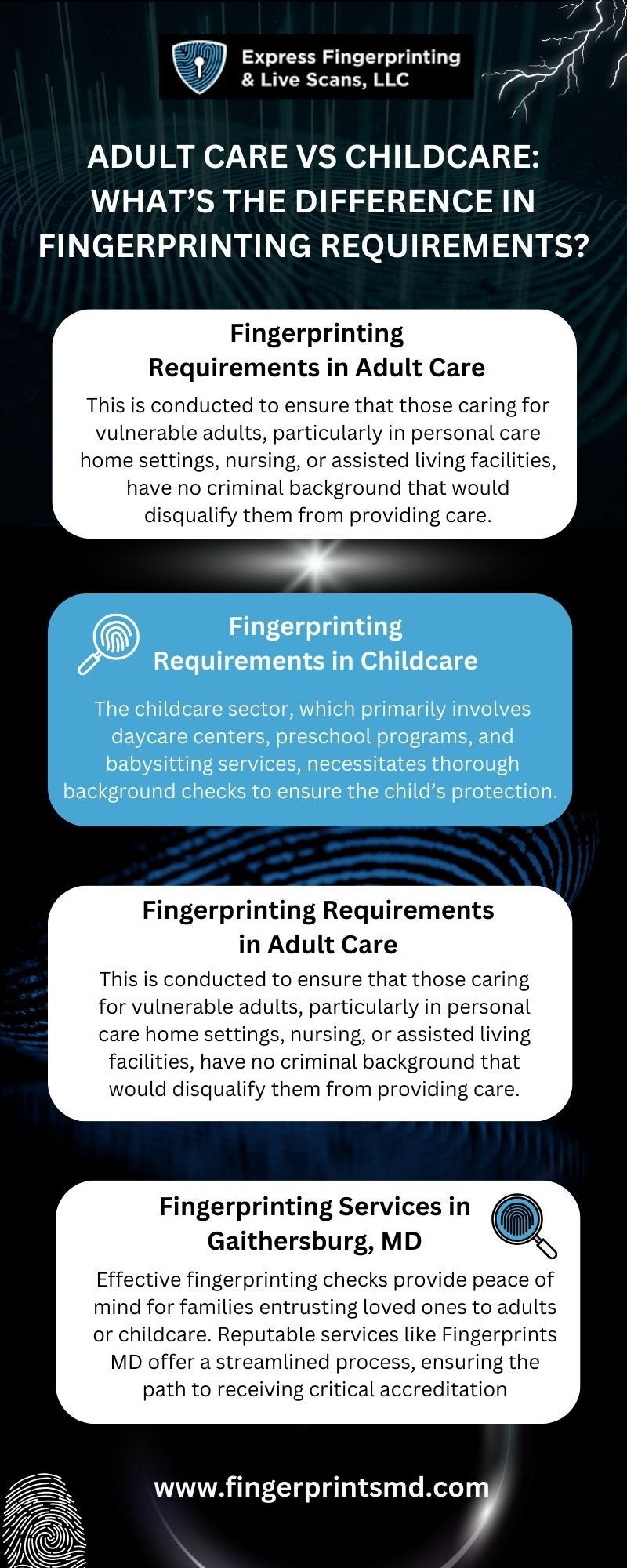 Adult Care Vs Childcare What’s the Difference in Fingerprinting