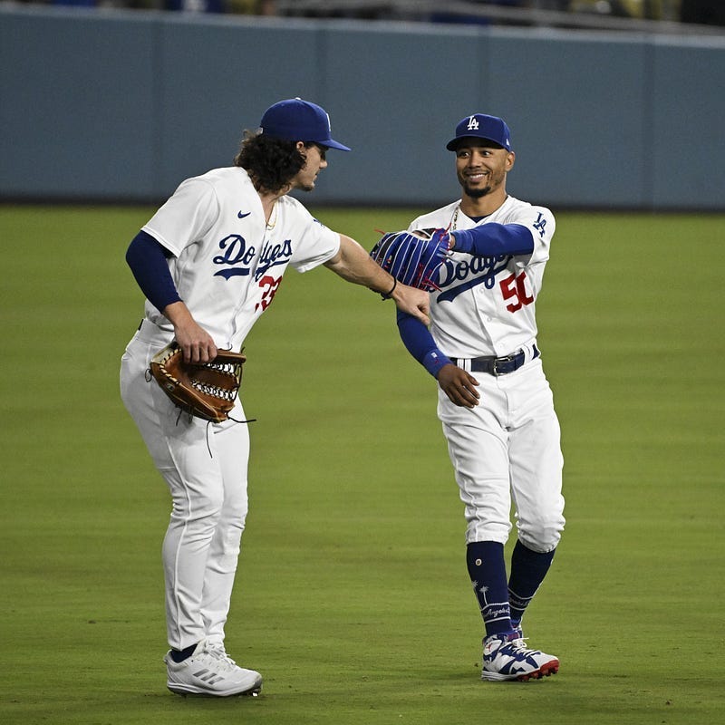 Dodger 26man playoff roster features five rookies and a lefty group to