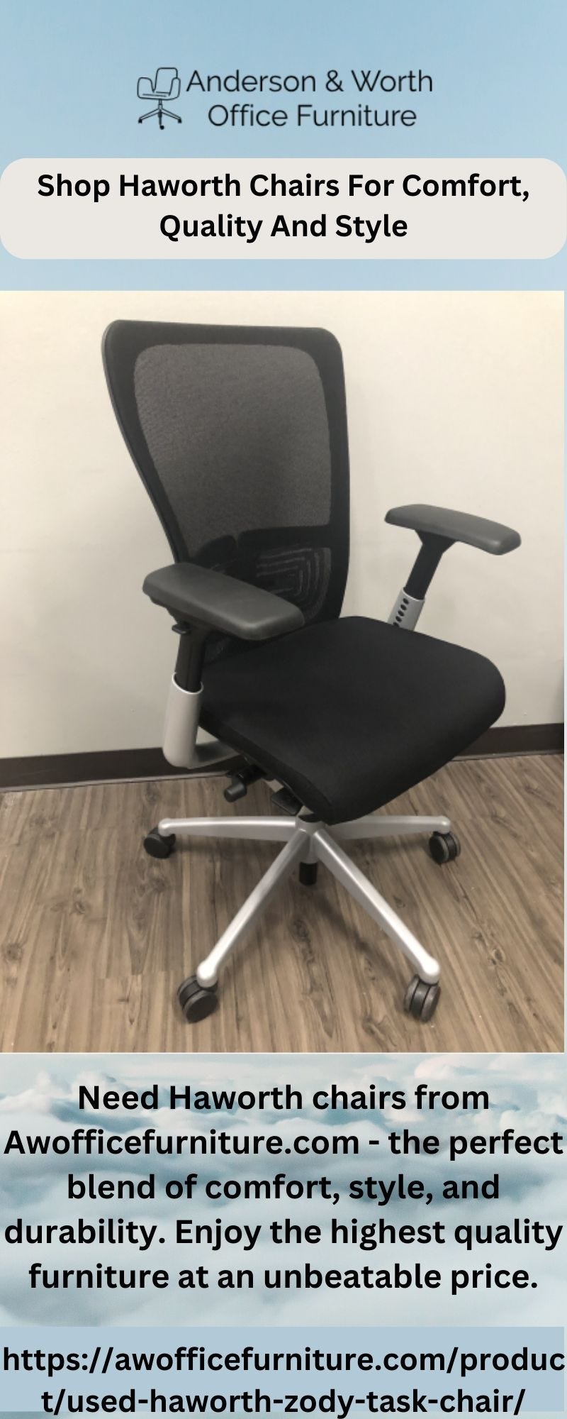 Shop Haworth Chairs For Comfort, Quality And Style Anderson & Worth
