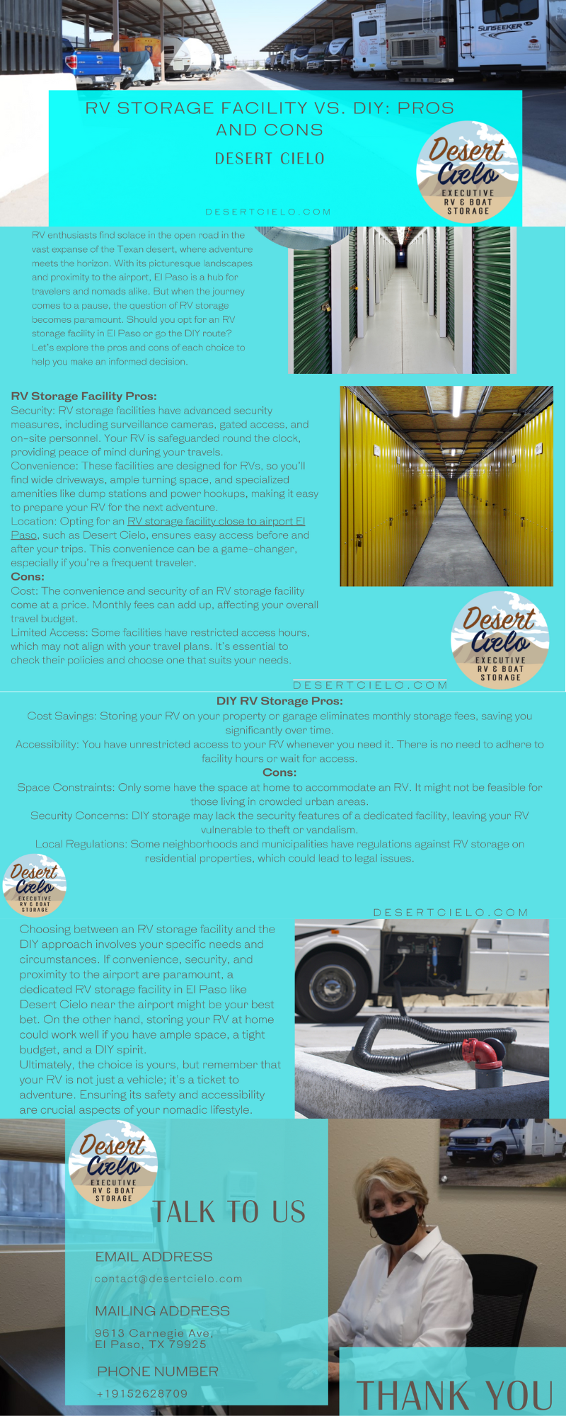 RV storage facility in El Paso, Desert Cielo Medium