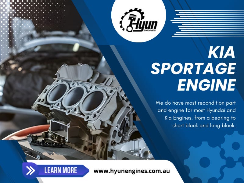 Kia Sportage Engine. In Need Of KIA Engine Parts? Here’s Why… by Hyun