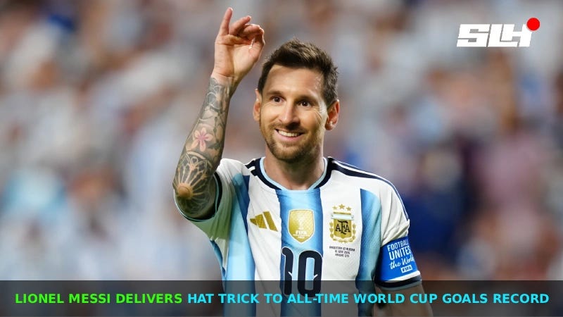 Lionel Messi Delivers Hat Trick to Tie the All-Time World Cup Goals Record