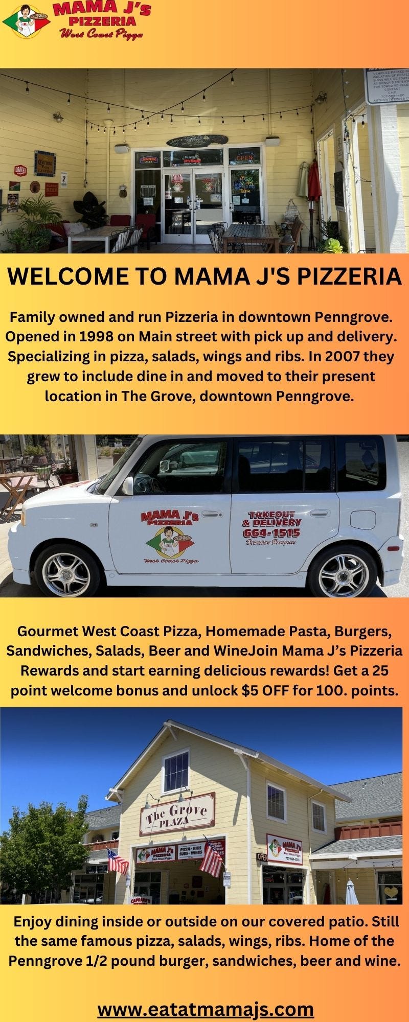 Mamma J’s PizzeriaPizza Delivery Petaluma Eatatmamajs Medium