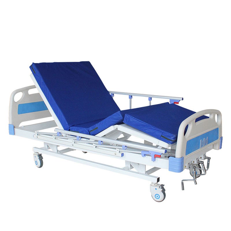 Three-crank Manual Hospital Bed. 3 crank manual hospital bed is also… | by  hbplusmed | Medium