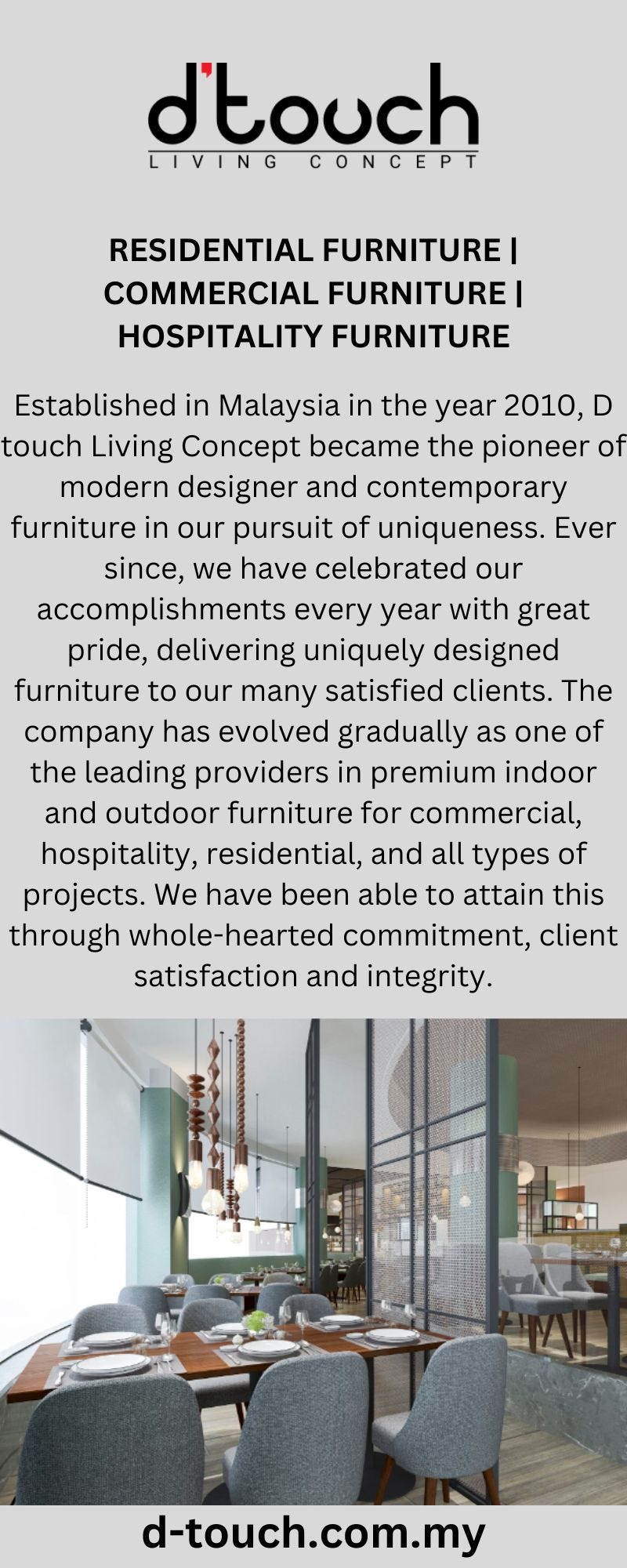 Designer Furniture Shop in Bangsar