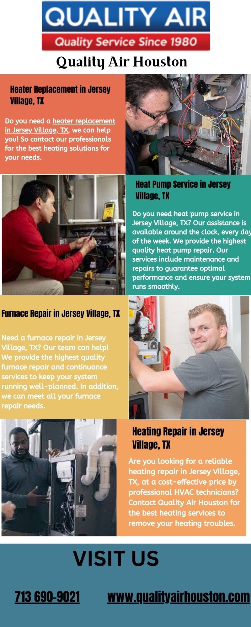 Heating Installation Jersey Village, TX Quality Air Houston Medium