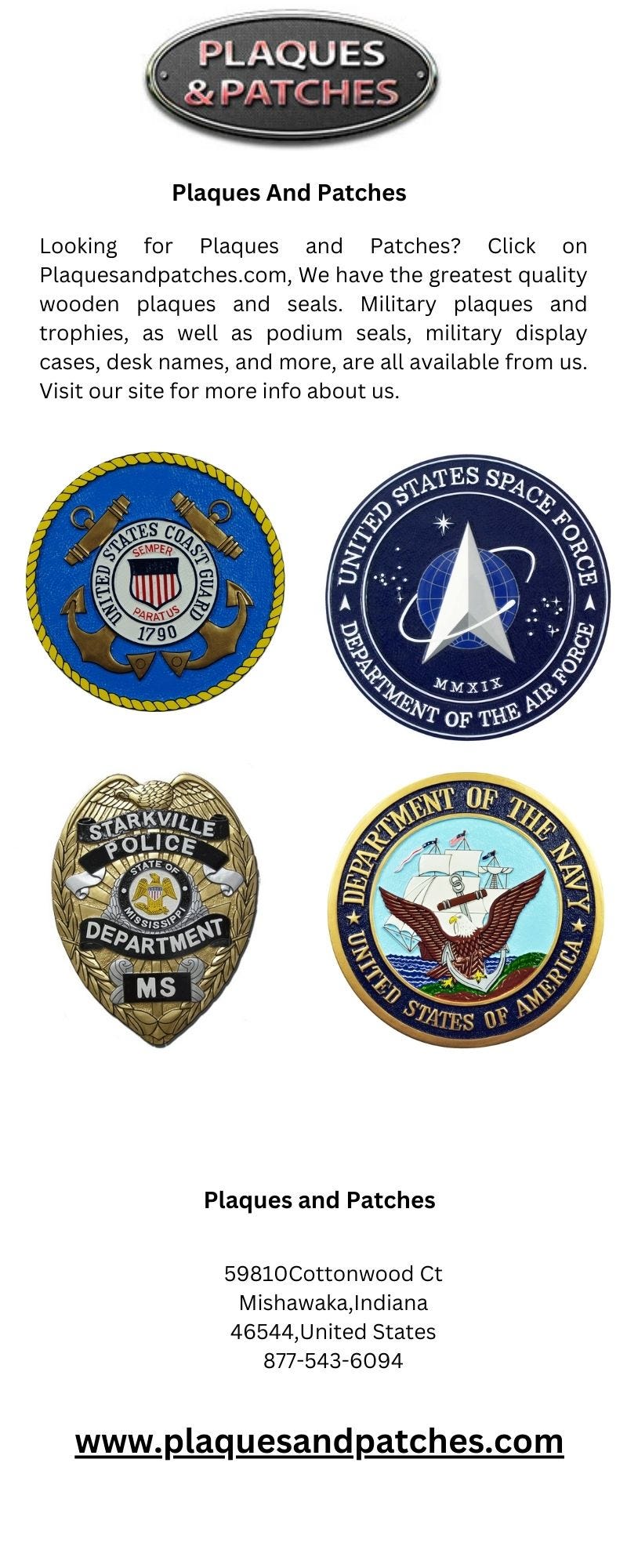 Plaques And Patches Plaques and Patches Medium