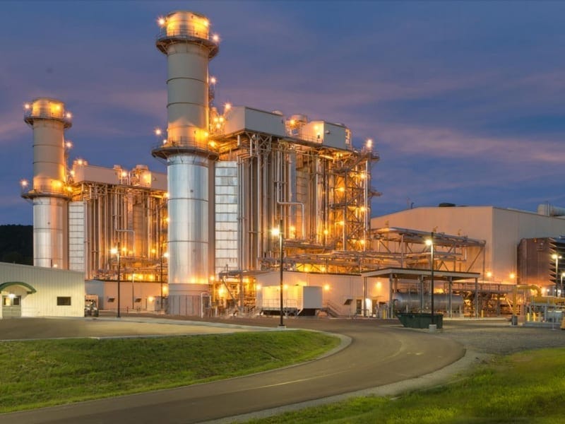 What is the typical lifespan of a gas fired power plant and how is