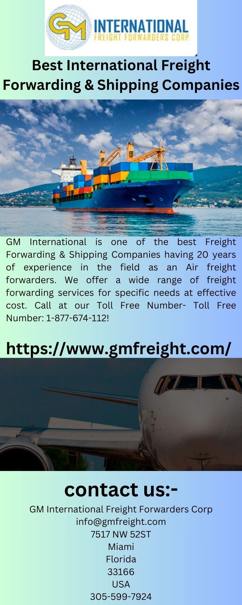 Best International Freight Forwarding & Shipping Companies GM