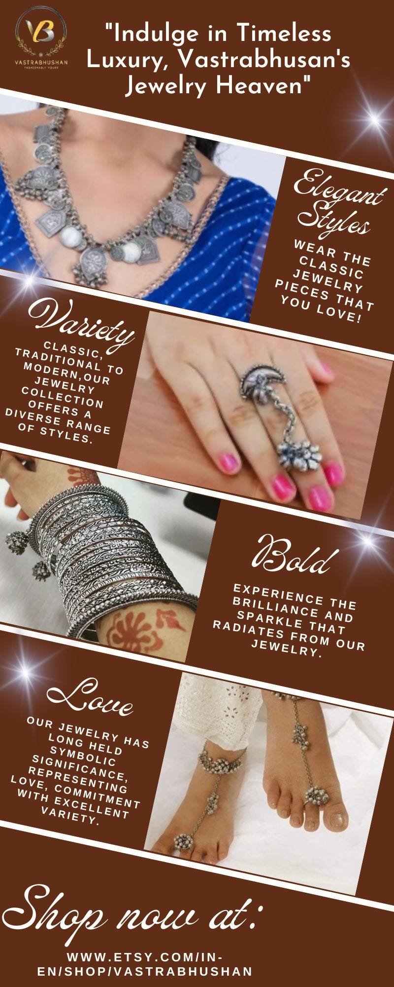 Buy Oxidised Jewellery Online - Vastrabhushan - Medium