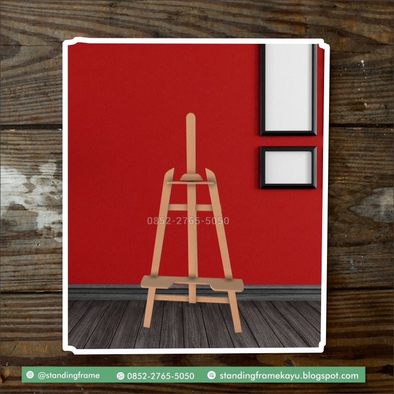 SALE !! +62 852–2765–5050, Standing Frame Kayu | by OBRAL !! Standing ...
