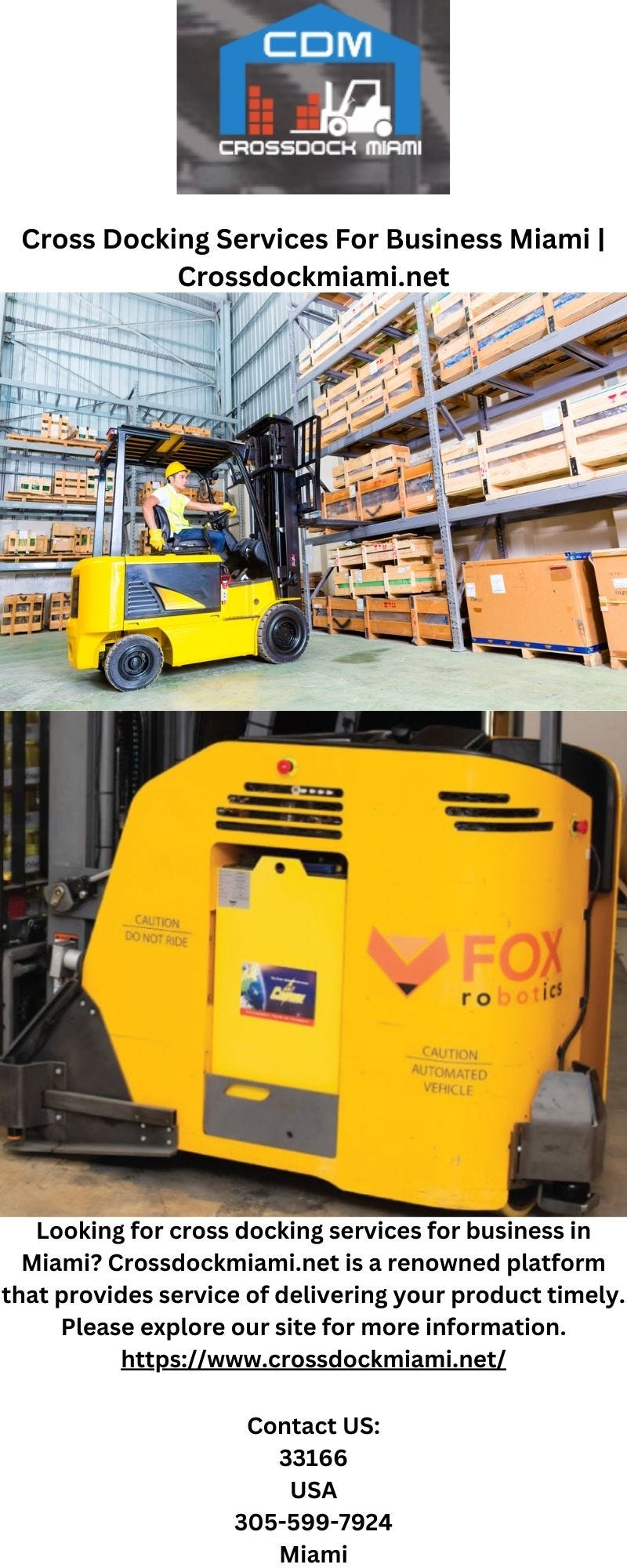 Cross Docking Services For Business Miami Cross