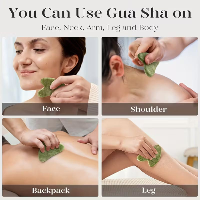 Hand-Carved Natural Stone Gua Sha Massage Tool