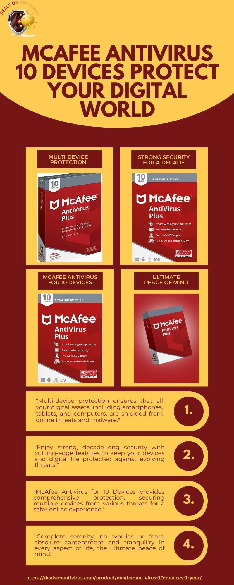 Mcafee Antivirus 10 Devices Protect Your Digital World Dealsonantivirus Medium