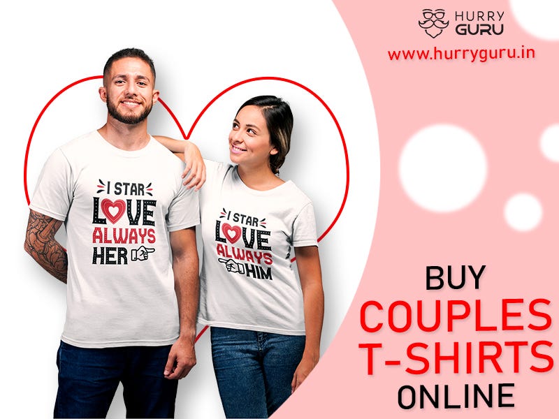buy couple t shirt online india holi