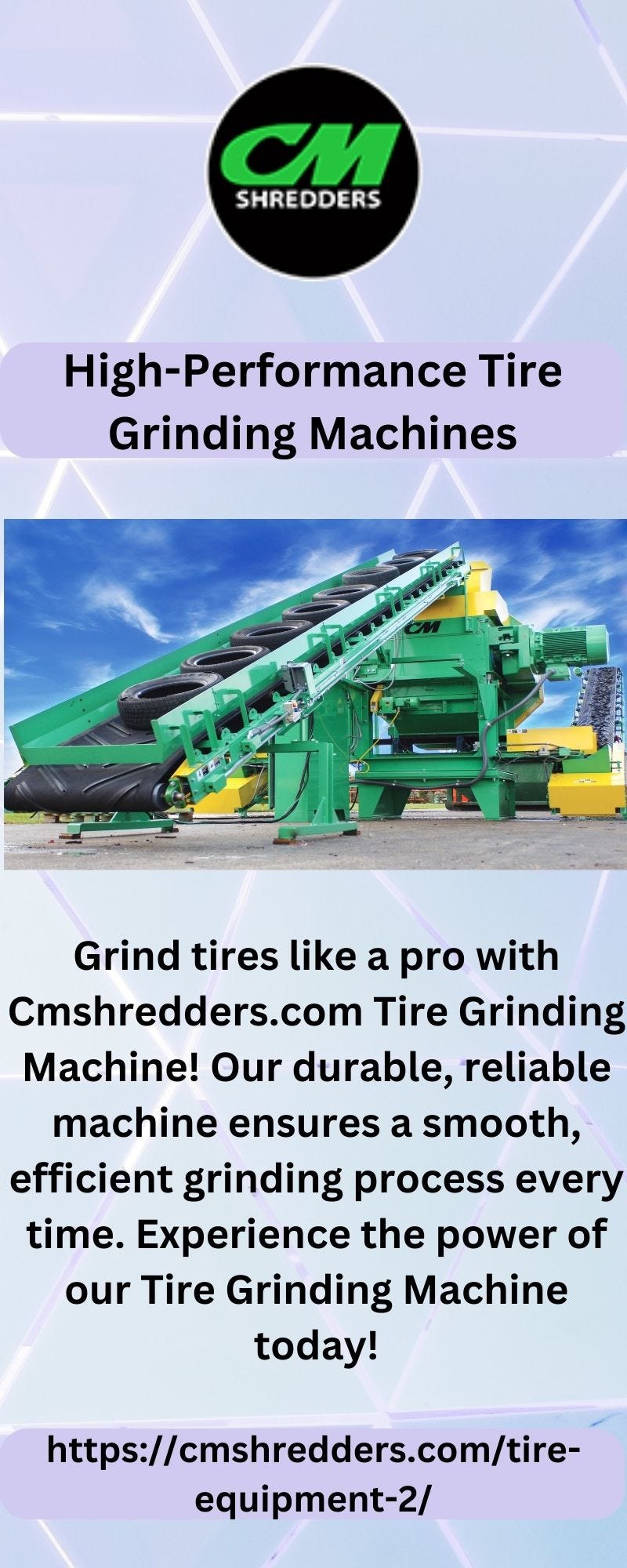 HighPerformance Tire Grinding Machines cmshredders Medium