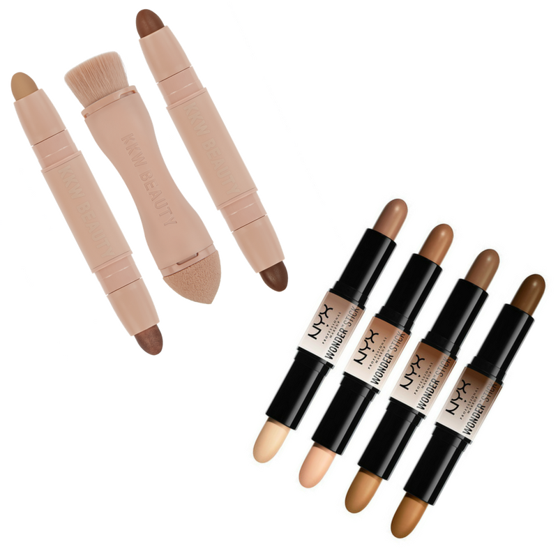 Dupes for the KKW Beauty Highlight and Contour Kits | by JUNOBeautyCo |  Medium