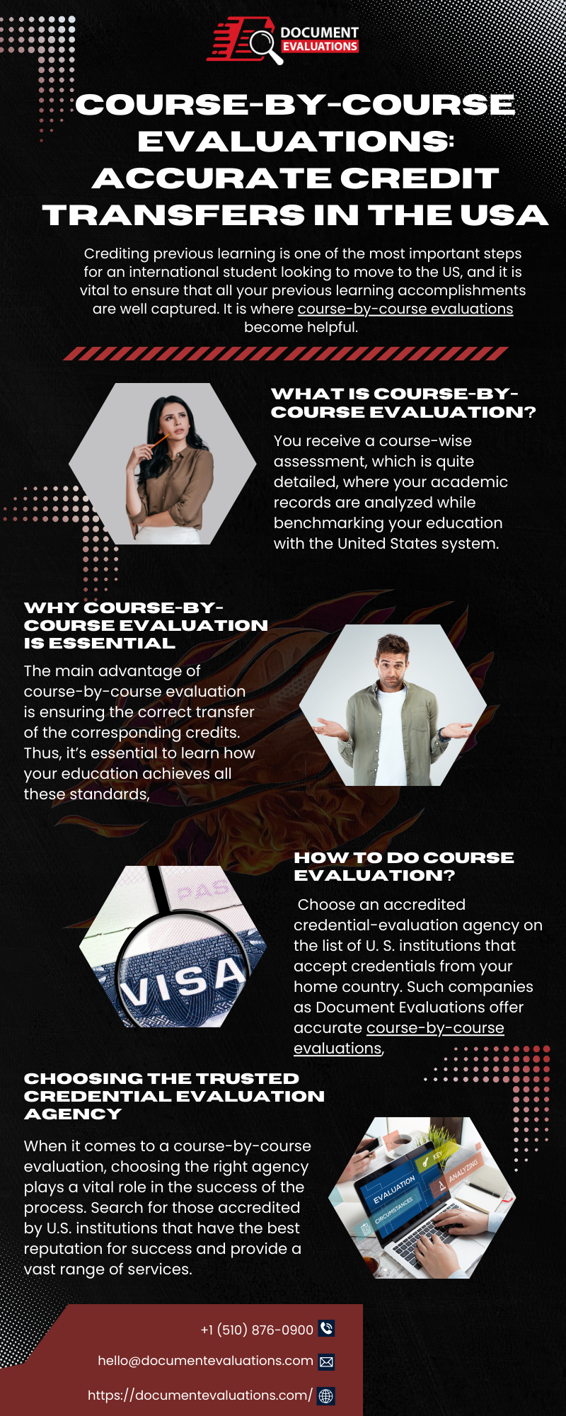 Course-by-Course Evaluations: Accurate Credit Transfers in the USA