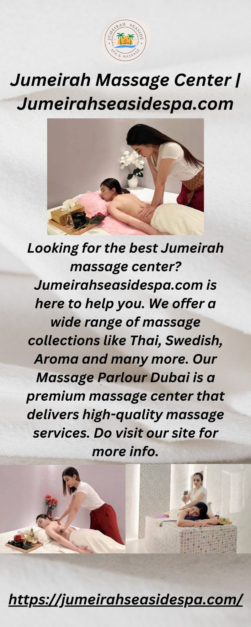 Jumeirah Massage Center Jumeriahseasidespa