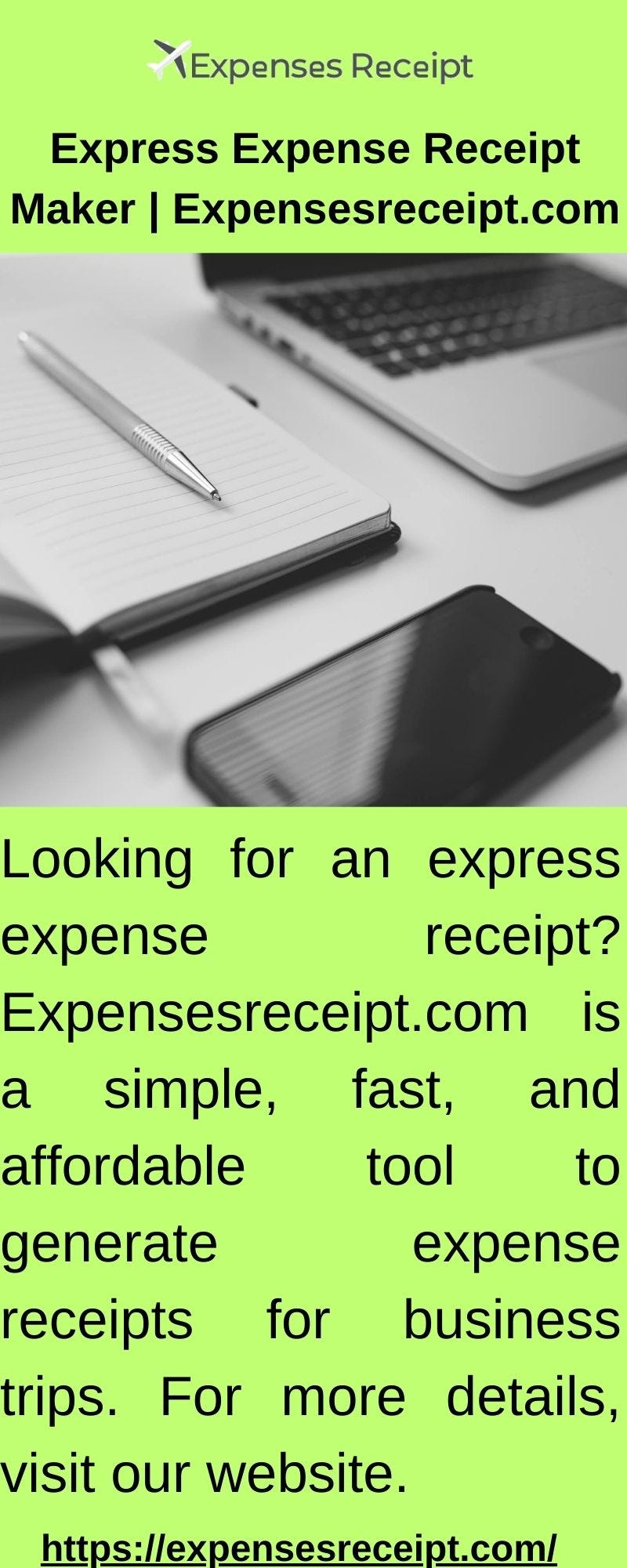 Express Expense Receipt Maker Expenses Receipt