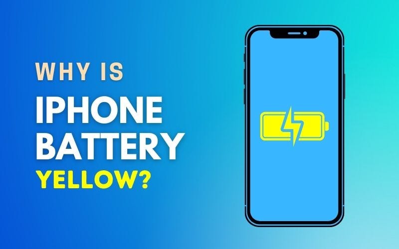 What Does Yellow iPhone Battery Mean? | by Reddtimes | Tech Hunter | Medium