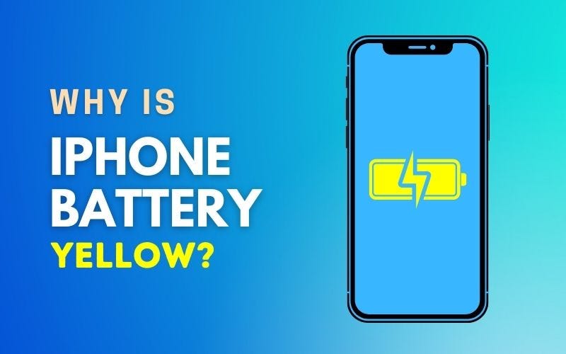What Does Yellow iPhone Battery Mean? by Reddtimes Tech Hunter Medium