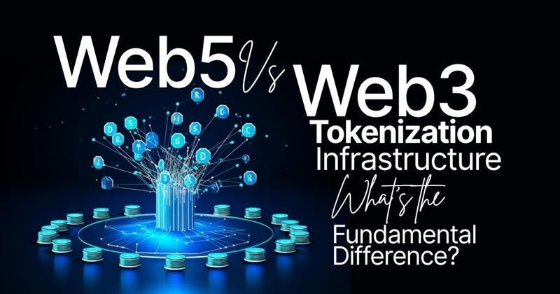 Web5 vs Web3 Tokenization Infrastructure: What’s the Fundamental Difference?