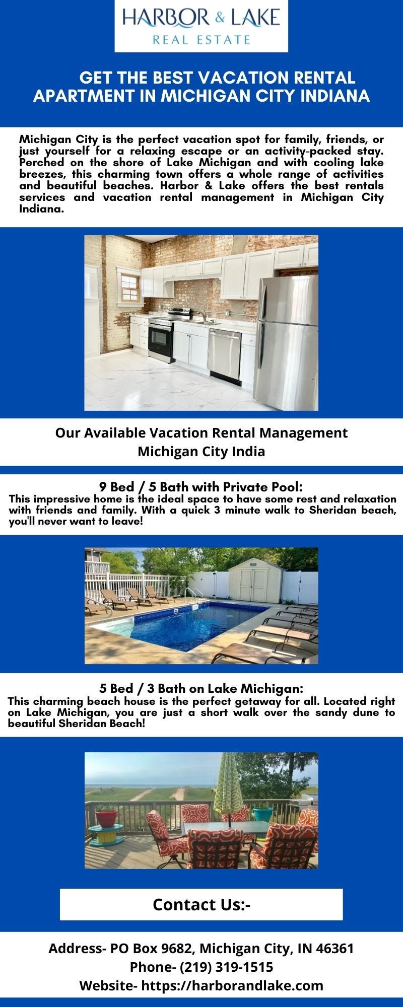 Get The Best Vacation Rental Apartment in Michigan City Indiana