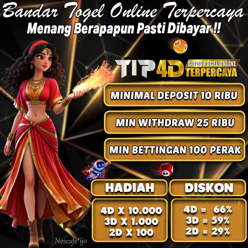 TIP4D Bandar Togel Dengan Pasaran Paling Lengkap resmi WLA
