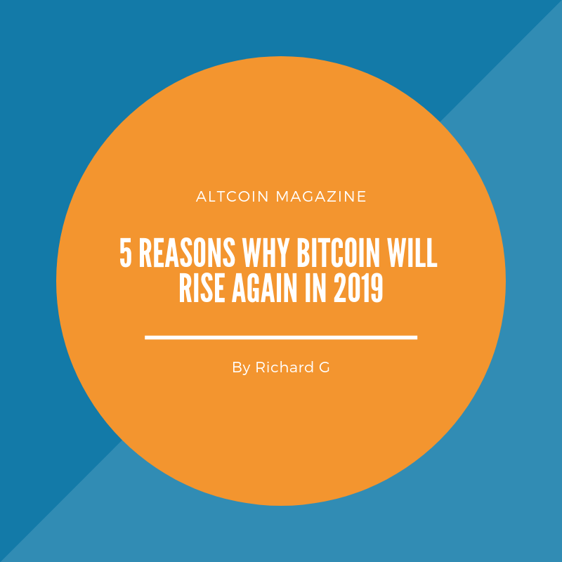 5 Reasons Why Bitcoin Will Rise Again In 2019 | by Richard Godard | The ...
